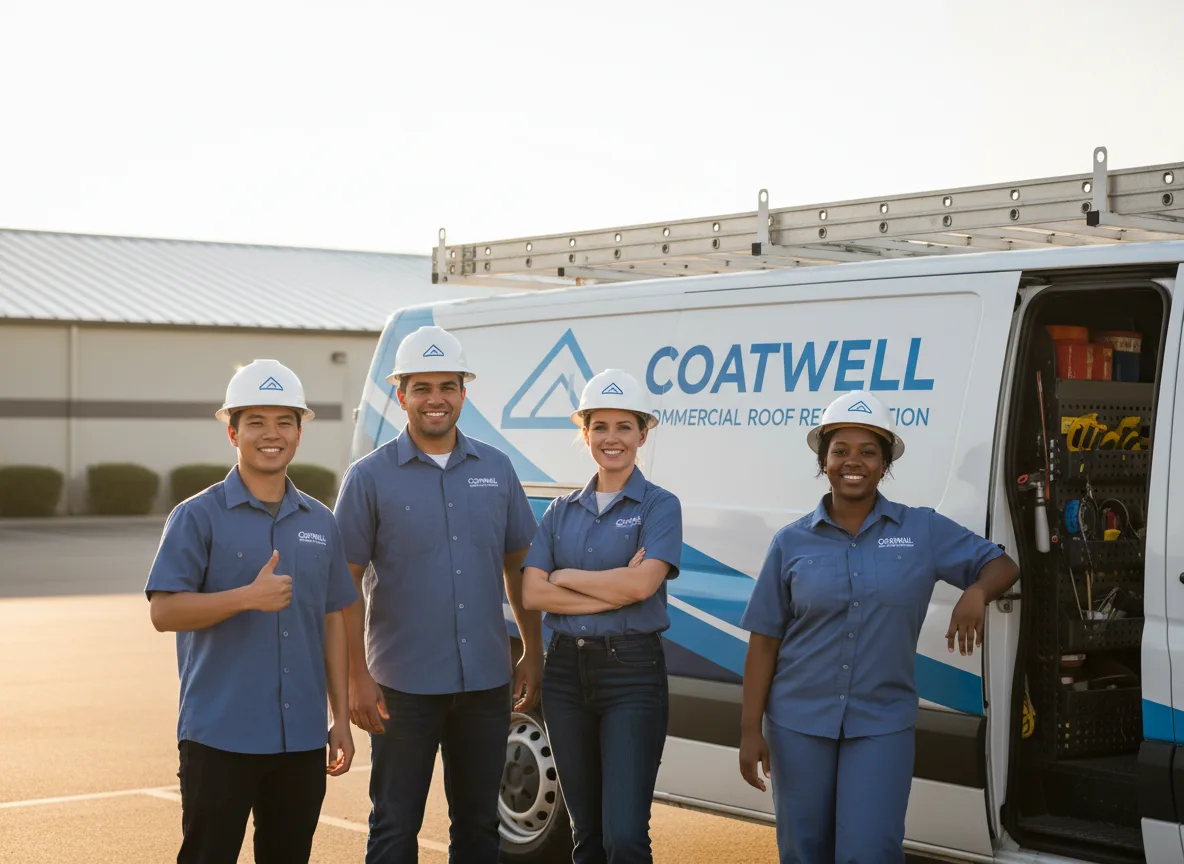 Commercial roof coating company in Conway, MA